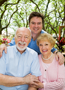reverse mortgage couple with son